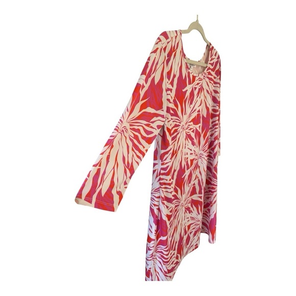 Jean-Pierre Klifa Women's Dress XL - Vibrant Abstract Floral Print - NWOT - Picture 2 of 6